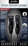 Andis Motor Combo Adjustable Blade Clipper Trimmer Speed Master&pivotpro. Fixed Price $57.99.