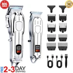 Professional Cordless Hair Clipper For Men Beard Trimmer Quiet Home Barber. Fixed Price $29.99.