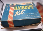 Vintage Manning Bowman Home Complete Barber Haircut Kit Original Box Works Vtg. Fixed Price $14.99.