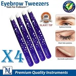 Precision Facial Hair Tweezer Slanted Flat Tip Stainless Steel Beauty Tool. Fixed Price $17.65.