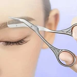 Stainless Steel Eyebrow Scissors With Comb - Precision Grooming Tool. Fixed Price $11.99.