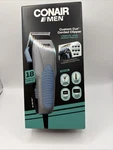 New Conair Man Home Haircutting Kit Self Sharpening Stainless Steel 18 Pieces. Fixed Price $28.99.