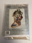 Vtg Something Special Cross Stitch Wise Men Stocking 17" Candamar. Fixed Price $12.71.