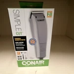 Conair Simple Silver Haircutting Kit Magnetic Motor Self-sharpening Blades. Fixed Price $20.00.