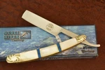 Ocoee River Genuine Sectional Mother Of Pearl Mini Straight Razor Knife (27235). Fixed Price $36.00.