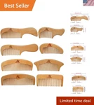 Complete Family Wooden Comb Set: 8 Anti-static Brushes In Elegant Gift Box. Fixed Price $26.97.