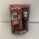 Vintage Conair 12 Piece Haircut Kit Clippers Shaver HC100RCS New Sealed. Fixed Price $30.00.