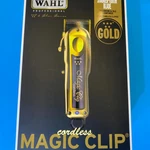 Wahl Professional 5 Star Cordless Gold Magic Clipper W/ Stand 8148-700. Fixed Price $71.88.
