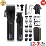 Professional Hair And Trimmer Kit For Men, Barber Set Cordless. Fixed Price $57.99.