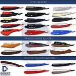 Medentra Range Professional Barber Straight Hair Shaving Razors Folding Knife. Fixed Price $8.50.