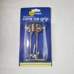 New Sunmark Cane Ice Grip Universal Two Position Anti Slip Flip Up 1CT. Fixed Price $15.00.