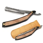 Naked Armor Drian Damascus Straight Razor Shave Ready 7/8" Square Nose Damas.... Fixed Price $332.60.