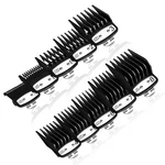 Professional For Wahl Clipper Guards Set, 10 Pcs Coded Cutting Pack Black Usa. Fixed Price $19.95.