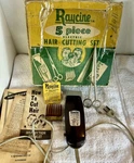 Vintage Raycine Electric Hair Clippers Type 18 Series Brown Tested Scissors. Fixed Price $16.25.