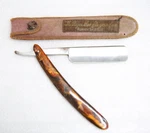 Vintage Robeson Shuredge Straight Razor Shaver Barber Tool W/ Pouch Antique. Fixed Price $52.50.