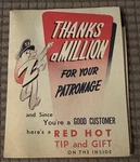 Vintage Z 4 Water Pump Lubricant Flicker Keychain Promotional Giveaway 1950S 60S. Fixed Price $29.99.