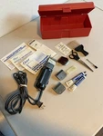 Vintage Oster Golden A5 Single Speed Animal Clipper 3 Blades Case Manual Tested. Fixed Price $62.99.