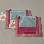 2 Sets (6 Pieces Total) Travel Pouch - 3 By Parker Beauty Co.. Fixed Price $11.68.
