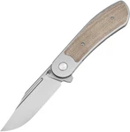 Bestech Knives Vestige Framelock Titanium & Micarta Folding Magnacut Knife 2411B. Fixed Price $255.00.