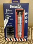 Barbasol CBT1-6002-SLV T-blade Trimmer Rechargeable Zero Gapped 4 Guide Combs. Fixed Price $18.75.