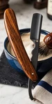 Professional Wooden Straight Razor Classic Barber Shave Folding Knife New. Fixed Price $9.99.
