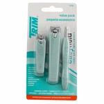 Trim Value Pack Fingernail & Toenail Clippers And Tweezers, 3 Ct. Fixed Price $10.48.