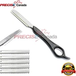 1PC Salon Hairdressing Razor Cut Thinning W/10 Replaceable Blades Barber. Fixed Price $9.50.