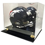 Deluxe Acrylic Football Helmet Display Case With Mirror Back. Fixed Price $67.99.