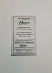 Oster Professional Products 917-17 Carbon Brush And Spring Assemblies.. Fixed Price $10.25.
