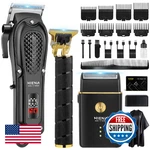 Hiena Hair Clippers For Men Professional, Cordless Barber T-blade. Fixed Price $55.46.