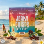 Better Jerky Co. Teriyaki Crisps, Ultra-thin & Crispy, 36G Protein. Fixed Price $32.99.