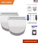 Professional 2PCS White Snap-on Clipper Replacement Blades Compatible With Wahl. Fixed Price $28.79.