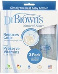Dr. Brown's Natural Flow Standard Neck Bottle, 4 OZX3-PK + Eyebrow Trimmer. Fixed Price $18.99.
