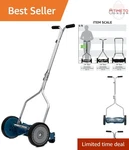 Hand Reel Lawn Mower 14 Inch Alloy Steel 4-BLADE Manual Push For Care. Fixed Price $146.98.