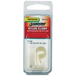 Jandorf 61472 Cable Clamp, 9/16 In Max Bundle Dia, 1/2 W, Nylon, Natural. Fixed Price $14.94.