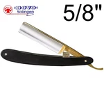 Dovo Apex 5/8" Carbon Steel Straight Razor Ebony Wood Solingen Germany. Fixed Price $192.00.
