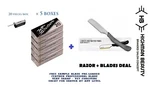 Cjb Straight Kamisori Similiar Feather Razor Plus 100 Blades Deal. Fixed Price $124.99.