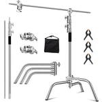 11FT Studio Heavy Duty Light Stand Century Booms Gobo Arm Grip Stainless Steel. Fixed Price $69.99.