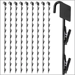 10 Pack Clip Heavy Duty Metal Merchandising Strips, For Han.... Fixed Price $64.12.