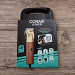 Conair Men Performance Home Haircutting Kit 19PC HC6000W - Wood & Gold New. Fixed Price $30.00.