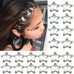 20 Pcs 1.22 Inches Star Hair Clips Snap Barrettes Cute Lovely Acces.... Fixed Price $9.73.