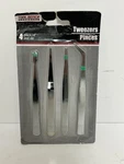 Bench Hardware Set Of 4 Tweezers Tools Jewelry Crafts Beads Hobby New. Fixed Price $5.00.
