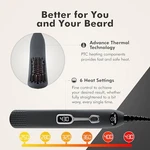 Aberlite Edc - Premium Beard Straightener Brush B550 Gray. Fixed Price $55.94.