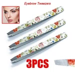 Set 3 Beauty Eyebrow Hair Removal Tweezer Professional Slanted Steel Tools. Fixed Price $9.95.
