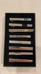 Men's Silver Tone Clips Set Of 8 Classic & Modern Necktie Bars Nice Gift Box. Fixed Price $19.99.