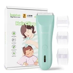 Baistom Baby Hair Clippers, Quiet & Dual-mode Cutting For 0-12, Green. Fixed Price $34.99.