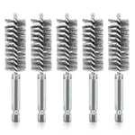 Asnomy 5PCS 3/4" Stainless Steel Bore Brush,wire Cleaning Silver. Fixed Price $14.34.
