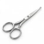 Eyebrow Moustache Nose Hair Trimming Scissors 3.5" Round Tip. Fixed Price $9.99.