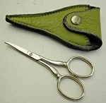 Tweezerman Facial Hair Scissors Stainless Round Tip Nose Ear & Brow Trim W/case. Fixed Price $25.77.