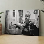 And Dumber Toilet Scene Funny Bathroom Black & White Canvas Wall Art Print. Fixed Price $94.00.